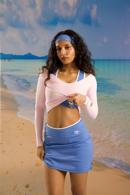 Elevated Full Sleeves Top ( cotton candy )