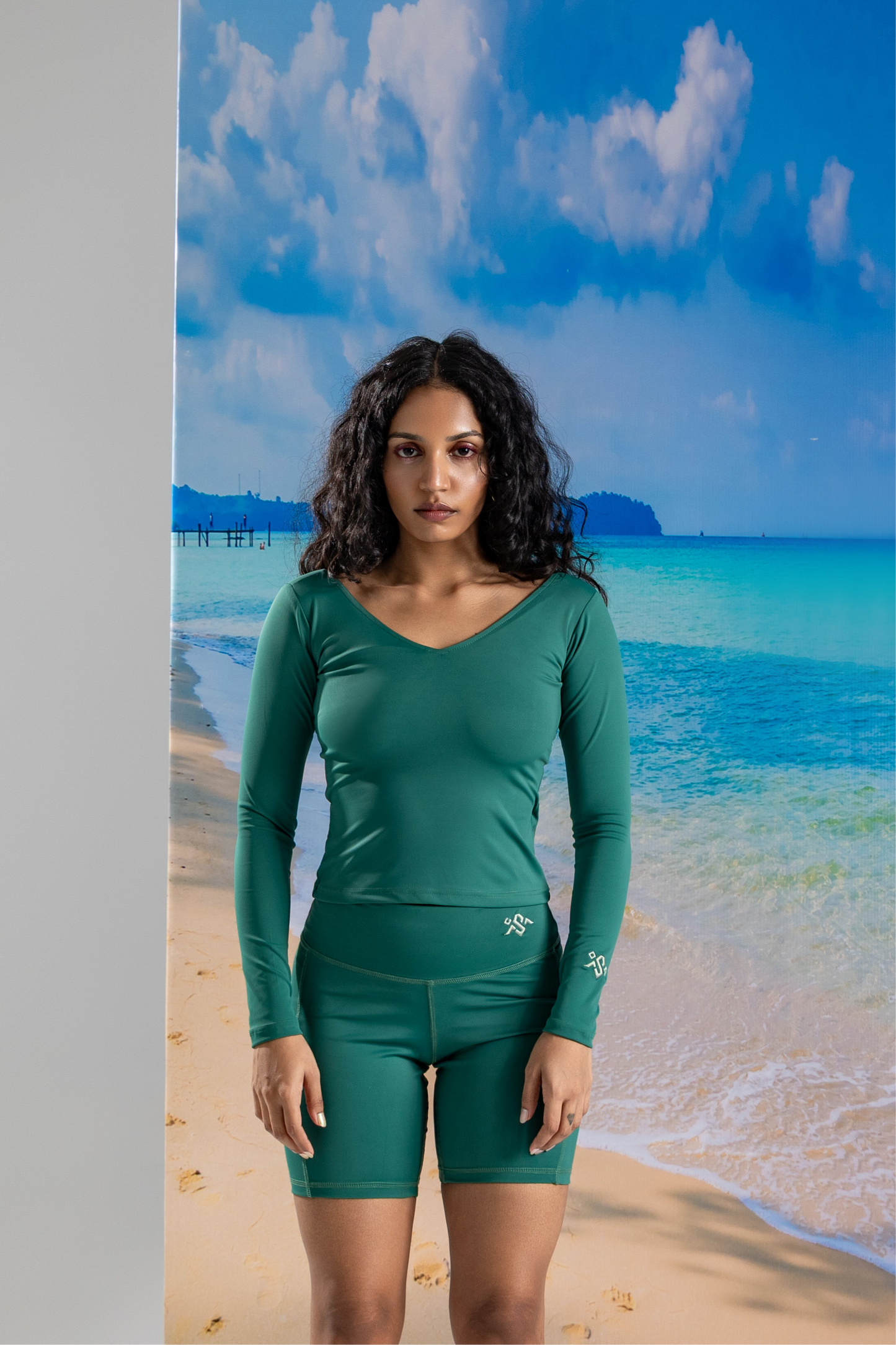 Everyday performance full sleeves top ( dusty green )
