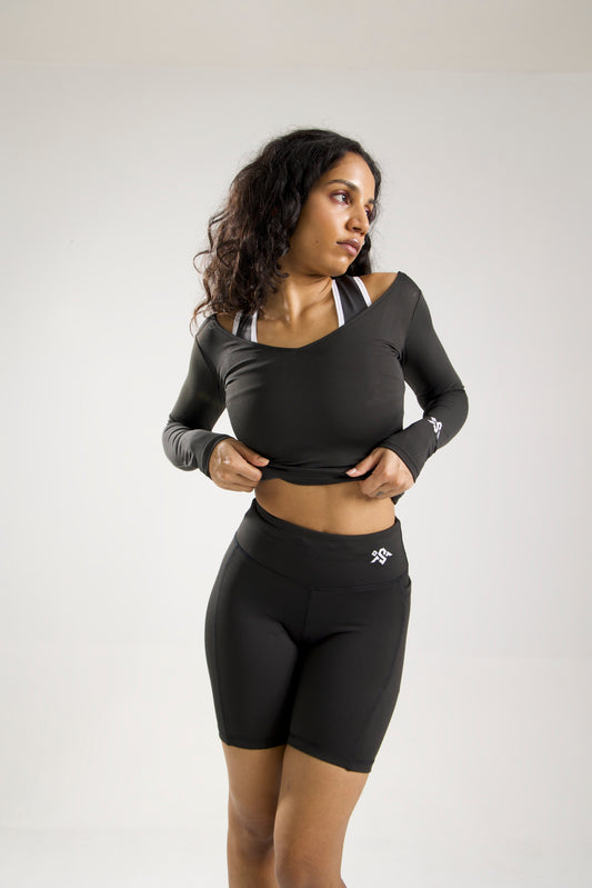 Elevated shorts ( black )