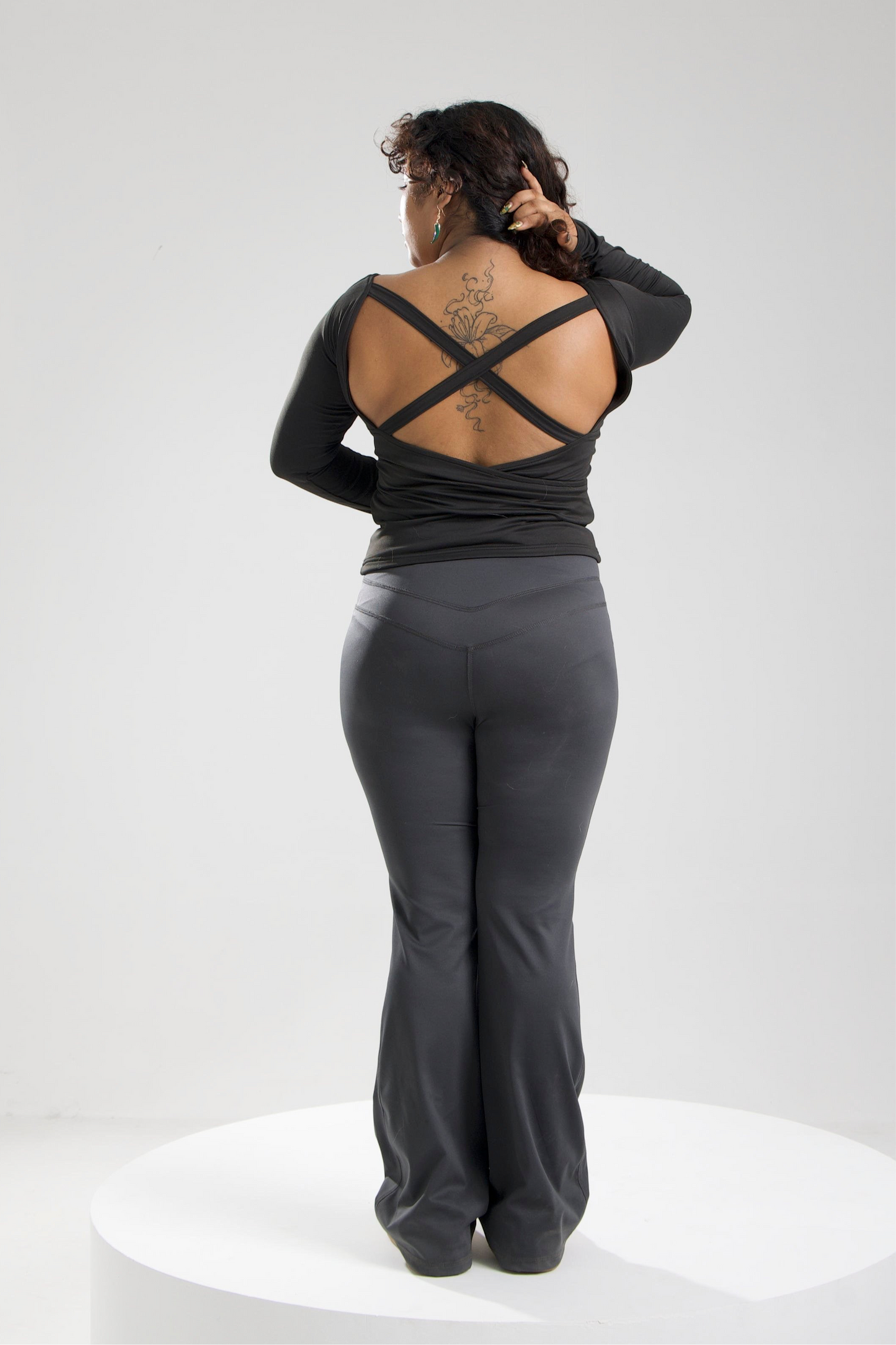 Elevated flare pants