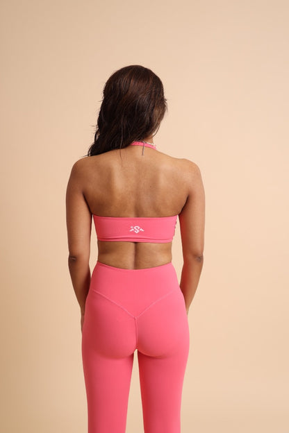 Watermelon sugar scrunched bra